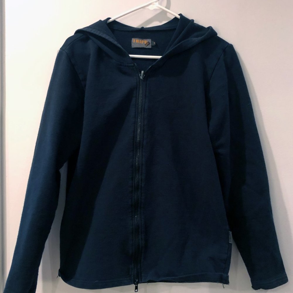 Men's Black Zip Up Hoodie